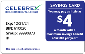 CELEBREX Savings Card CELEBREX Savings Card